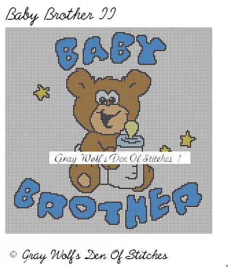 Baby Brother II **Crochet , Knit Afghan Patterns**