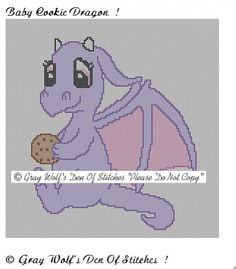Baby Cookie Dragon **Crochet , Knit Afghan Patterns**