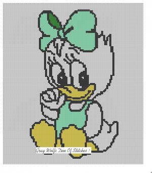 Baby Daisy Duck **Crochet , Knit Afghan Patterns**