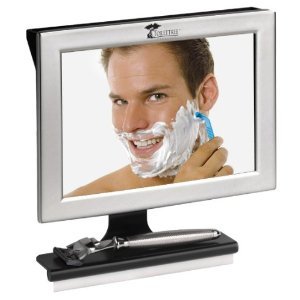 Fogless Shower Mirror with Squeegee by ToiletTree Products