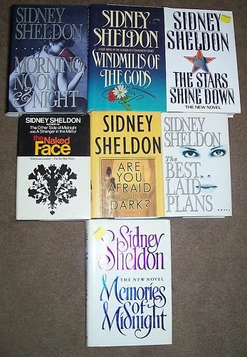 Lot of 8 Sidney Sheldon HC Books - Best Laid Plans.....