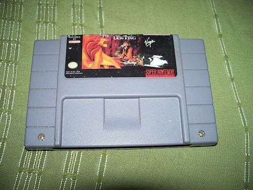 THE LION KING Super Nintendo Video Game SNES Cartridge