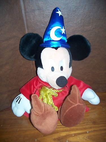 Fantasia Sorcerer Mickey Mouse Plush Stuffed Doll 20"
