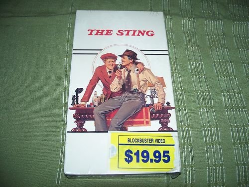 The Sting VHS Robert Redford Paul Newman