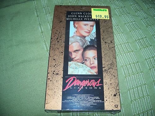 Dangerous Liaisons VHS NEW Glenn Close John Malkovich