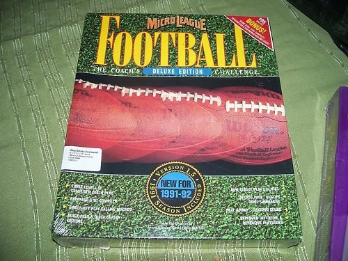Micro League Football Deluxe Edition Game New & Seal PC