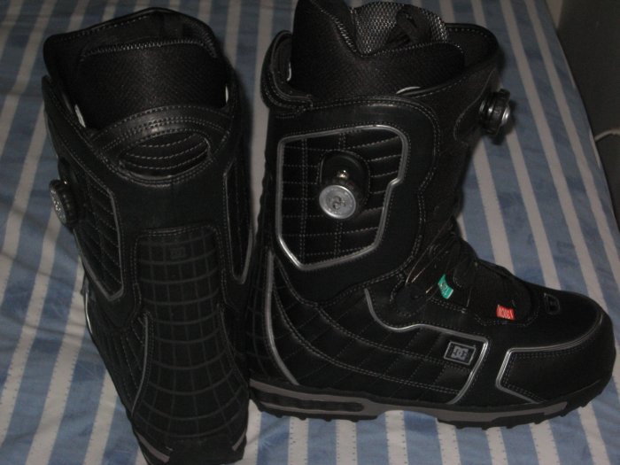 DC Judge BOA Snowboard Boots Black Mens Sz 10