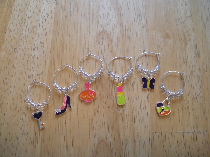 Girls Night Out Wine Charms