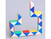New Magic Cube Puzzle Toy Exotic Snake Game 24 Bricks