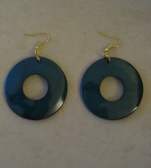 Vintage Dark Blue Earrings