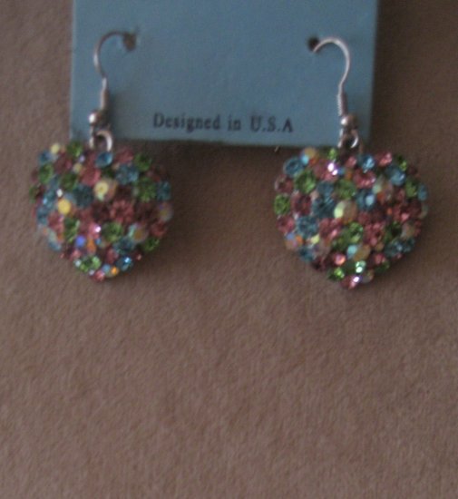 Blinged Valentine Earrings