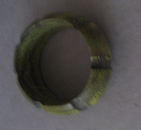 Yellow & Black Bangle Bracelet