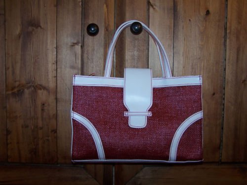 Victoria's Secret Gently Used Red Straw Bag Handbag
