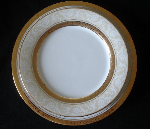 Noritake Majestic Gold #4290 Dinner & Accent Plate NEW