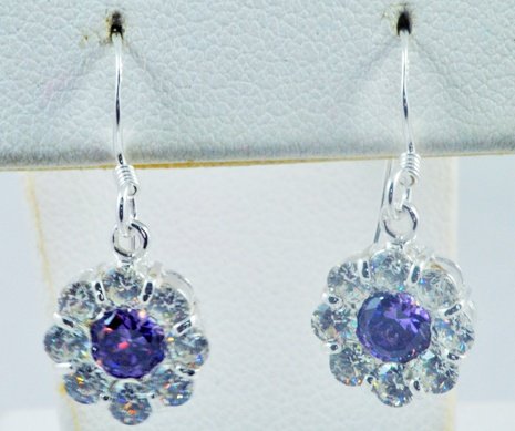 Flower Pattern Earrings JE 0010