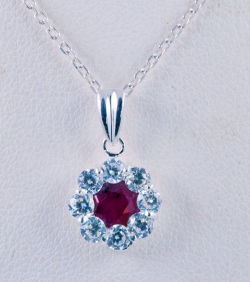 Gemstone Diamond Pendant JP 0018