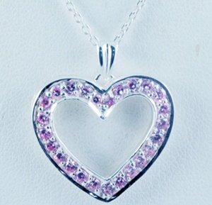 Heart Diamond Pendant JP 0026