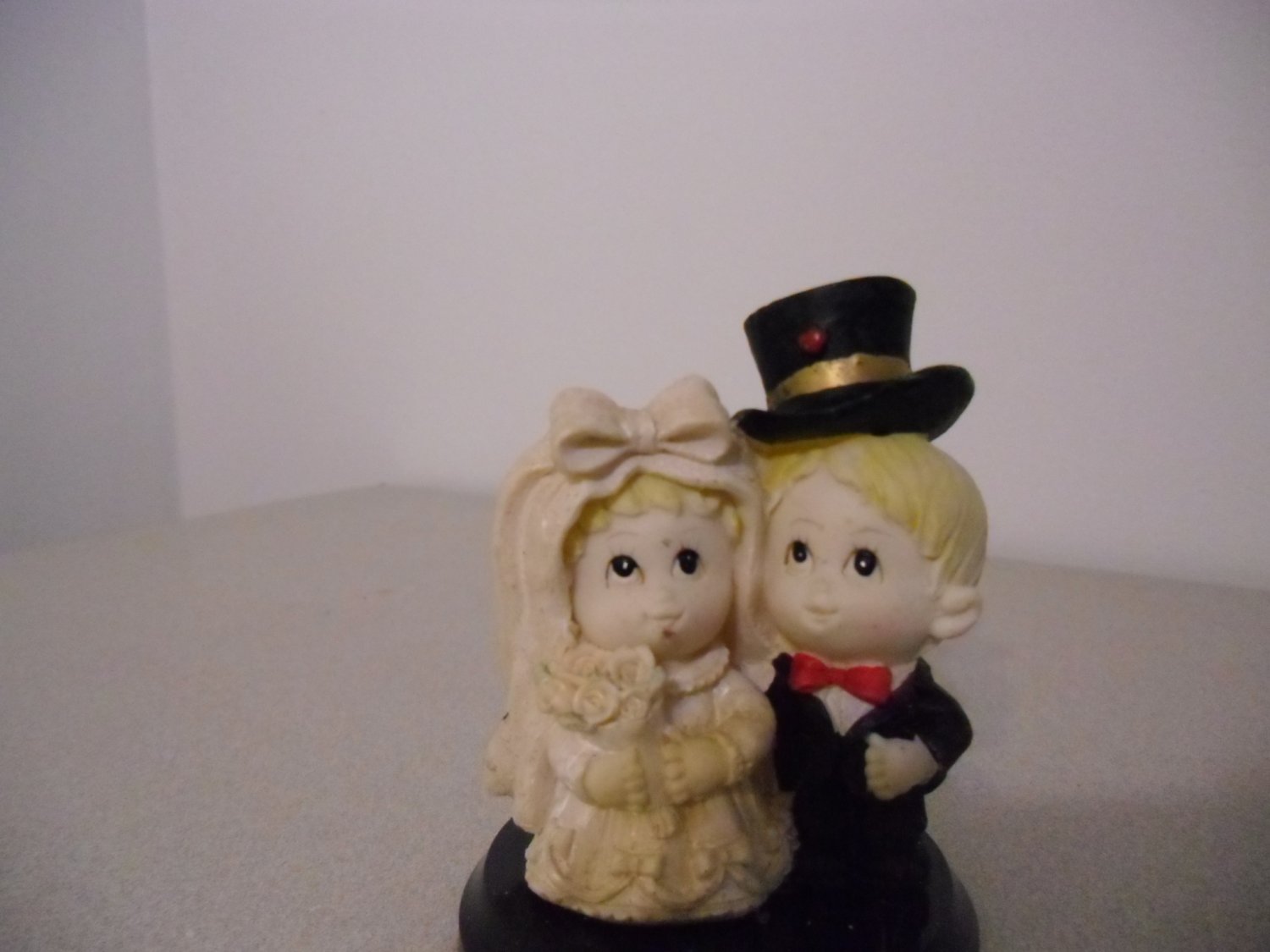 Little Bride and Groom Couple Wedding Cake Topper