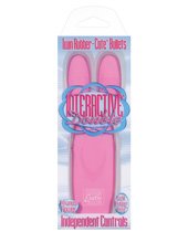 Interactive Double Twin Rubber Cote Bullets - pink