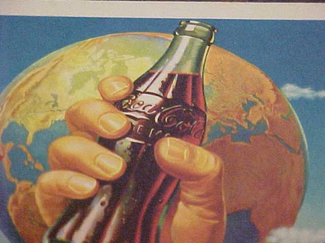 1956 COCA-COLA INK BLOTTER FRIENDLIEST DRINK ON EARTH