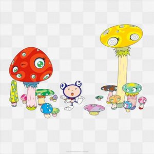 Takashi Murakami Prints Guru Guru Dob Print