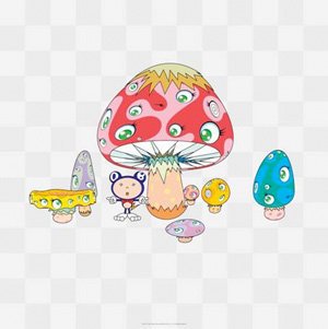 Takashi Murakami Prints Poke Dob Print