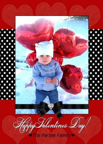 Valentine's Day Valentine Heart Love Personalized Cards Invitations