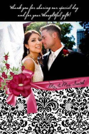 Wedding Save the Date Thank You Card Invitation Engagement Party