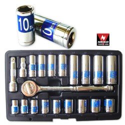 21 Pcs 3/8" Dr. Hi-Viz Socket Set MM - Nk # 02493A