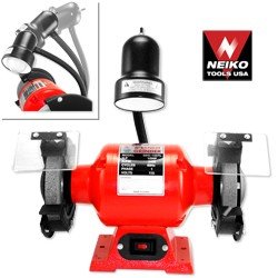 8" 3/4 HP Bench Grinder w/ Light - Nk # 10211A