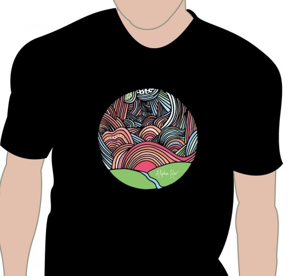 t-shirt - circle world