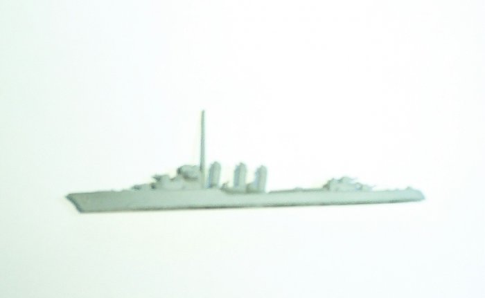 War Room Replica of L'Adroit French Cruiser Circa 1950's