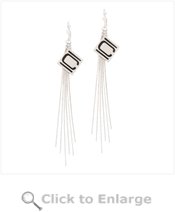 Nikki Chu Silver Stardust Earrings