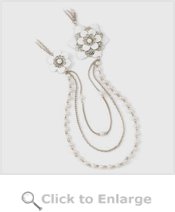 White Magnolia Necklace