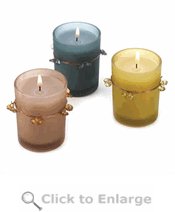 Midnight Orchid Votive Candle Trio