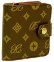 Donna di Bella - Letter Pattern Zippered Wallet