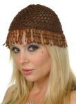 Beaded Head Pieces with Fringes