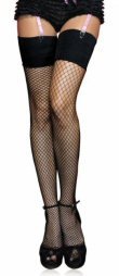 Funky Stockings Industrial Net w/Wide Elastic Top