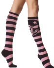 Stripes with Skull design Knee Highs