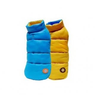 Argyle Ski Vest - Yellow/Blue