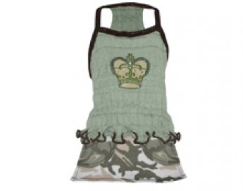 Crown Camo Dog Dress