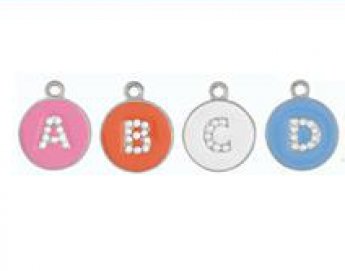 Crystal Initial ID Tag