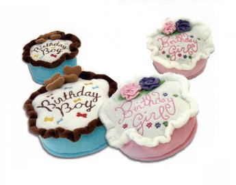 Birthday Cake Dog Toy
