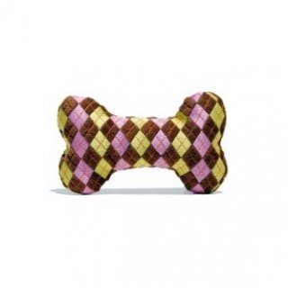 Brown Argyle Bone Toy