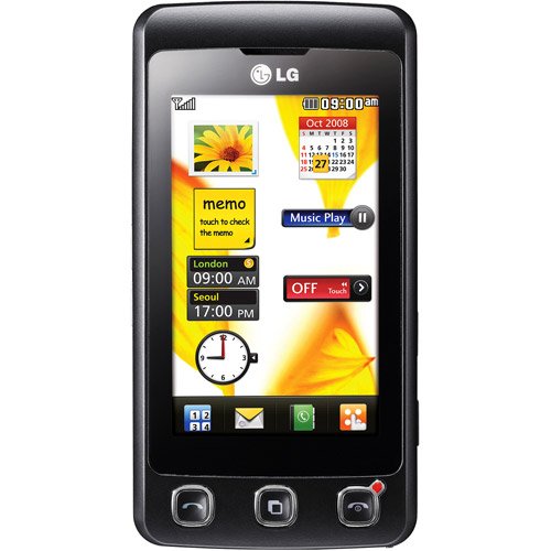 LG KP500 Cookie, Black (Unlocked)