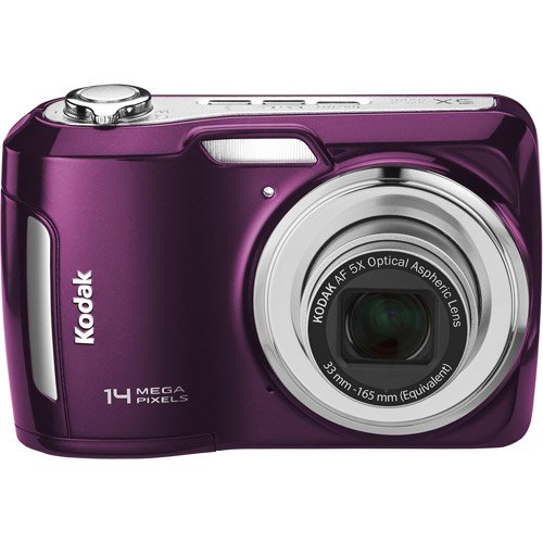 Kodak Easyshare C195 14MP Digital Camera, 5X Optical Zoom, 3" LCD + Memory Card Bundle