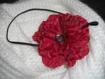 Pouty Red Headband