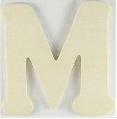 Wood Letter - M