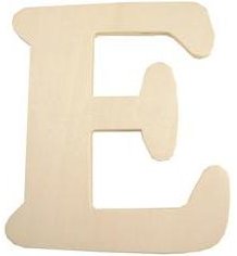 Wood Letter - E