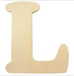Wood Letter - L